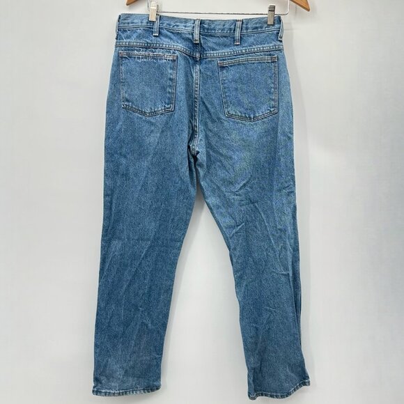 Wrangler Legendary Gold Medium Wash Relaxed Fit Jeans Size 34/30 - Picture 4 of 5